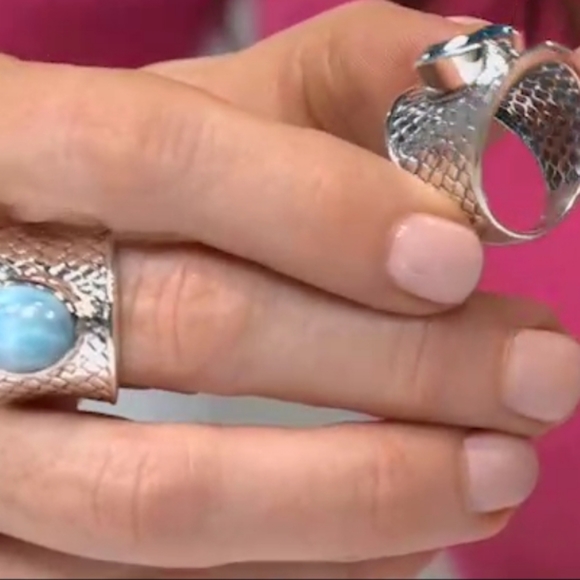 New Larimar Ring - Picture 3 of 4